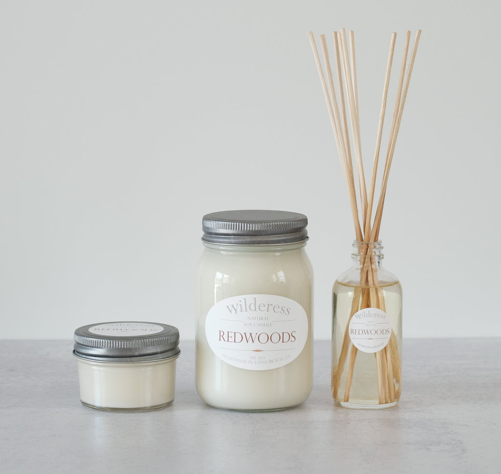 Redwoods Soy Candle – Queer Candle Co.