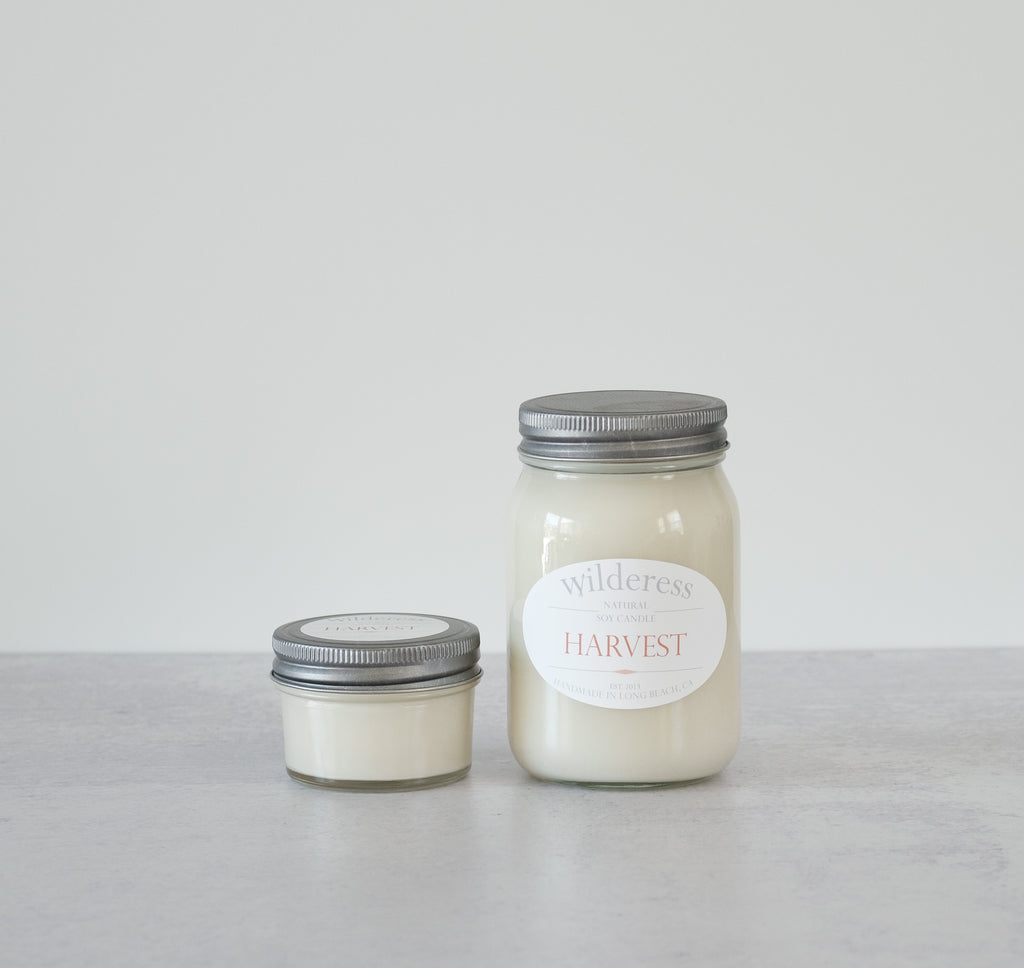 Mini Mason Jar Candle - Harvest Scents