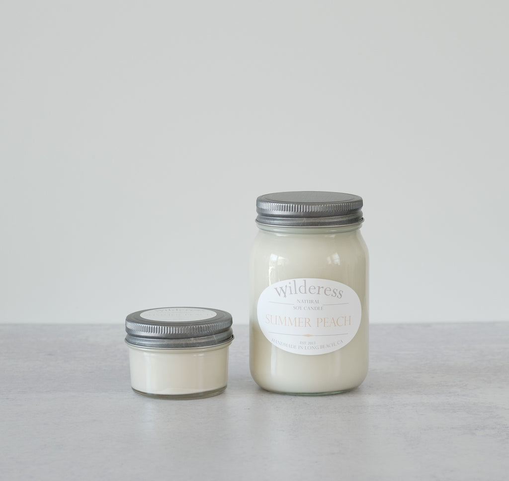 Summer Peach Soy Candle